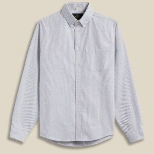 Portuguese Flannel Brushed Oxford Stripe Shirt